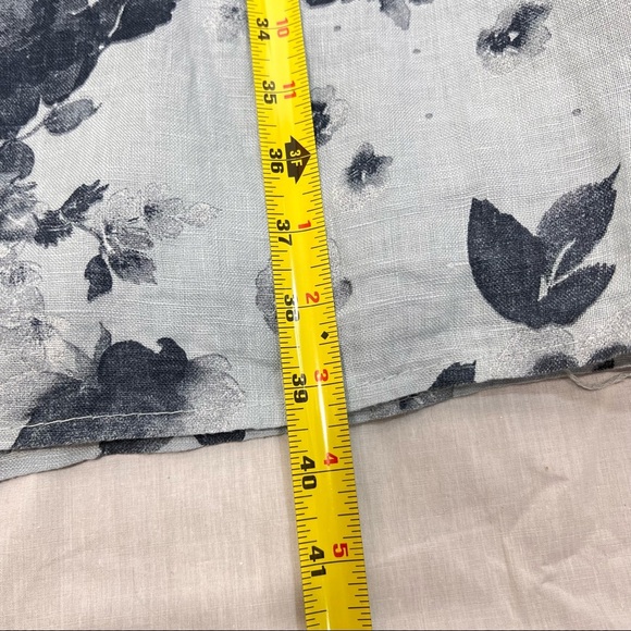 Lungo L'Arno Linen Dress w/ Ribbed Knit Side Panels XL Lagenlook Boho Coastal - Picture 10 of 12